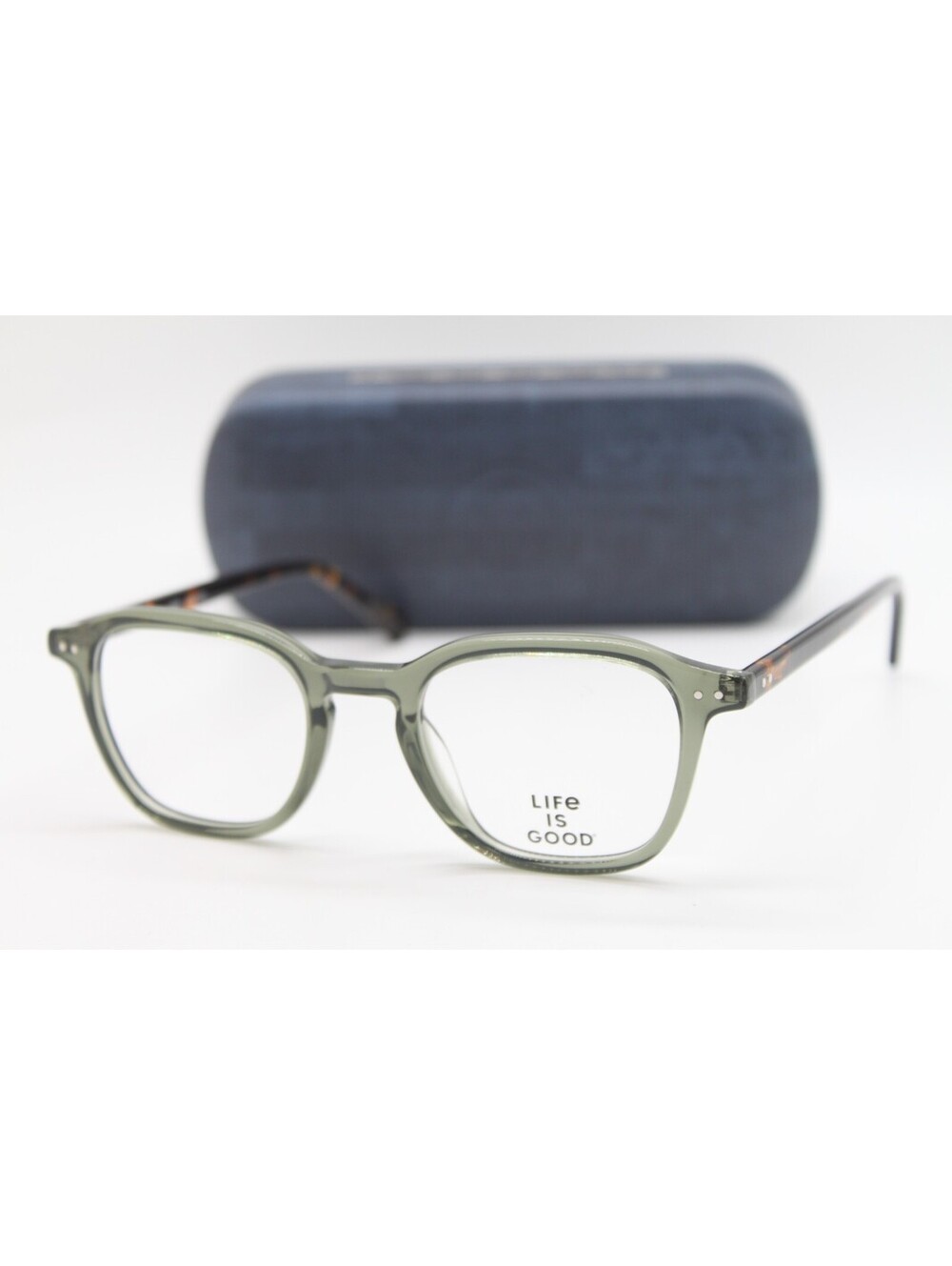 NEW LIFE IS GOOD CASEY GREEN (GRN) AUTHENTIC EYEGLASSES W/CASE47-22